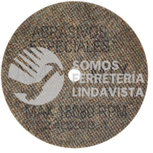 451 RUEDA DE FIBRA DE ALGODON SEMIFLEXIBLE TIPO 1 GRANO 54 (3"X1/8"X1/4") TENAZIT