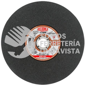 494 DISCO PARA PRUEBAS METALOGRAFICAS TIPO 41 GRANO 60 (6"X1/16"X1") AUSTROMEX