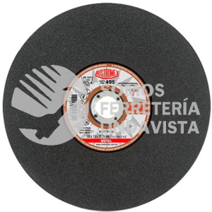 495 DISCO PARA PRUEBAS METALOGRAFICAS TIPO 41 GRANO 60 (7"X1/16"X1-1/4") AUSTROMEX