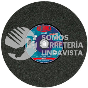 503 DISCO PARA CORTE DE METAL LARGA DURACION TIPO 41 GRANO 24 (12"X1/8"X1") AUSTROMEX
