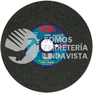 522 DISCO PARA CORTE DE PIEDRA LARGA DURACION TIPO 41 GRANO 164 (14"X3/16"X1") AUSTROMEX