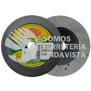 551 COPA SHELLAC PARA PULIDO TIPO 11 GRANO 4 (5"X2"X5/8"-11) AUSTROMEX