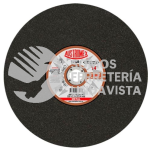 581 DISCO PARA PRUEBAS METALOGRAFICAS MEDIANO TIPO 41 GRANO 54 (14"X3/32"X1-17/64") AUSTROMEX