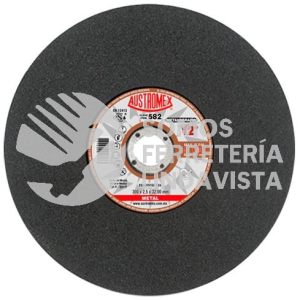 582 DISCO PARA PRUEBAS METALOGRAFICAS TIPO 41 GRANO 60 (12"X3/32"X1-17/64") AUSTROMEX