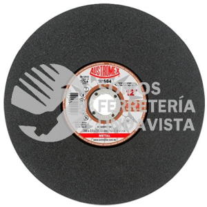 584 DISCO PARA PRUEBAS METALOGRAFICAS TIPO 41 GRANO 60 (12"X3/32"X1-1/4") AUSTROMEX