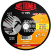 596 DISCO CON CENTRO DEPRIMIDO PARA DESBASTE DE METAL KREATOR TIPO 27 GRANO 24 (7"X5/32"X7/8") AUSTROMEX