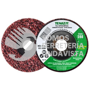 598 DISCO DE SUPER LIMPIEZA TIPO 27 (4-1/2"X7/8") TENAZIT