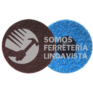 626 DISCO DE FIBRA DE CAMBIO RAPIDO MARRON GRANO MEDIO (3") TENAZIT