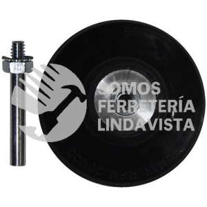 628 ADAPTADOR PARA DISCOS RAPIDO DE FIBRA Y LIJA (2"X1/4") TENAZIT