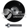 629 ADAPTADOR PARA DISCOS RAPIDO DE FIBRA Y LIJA (3"X1/4") TENAZIT