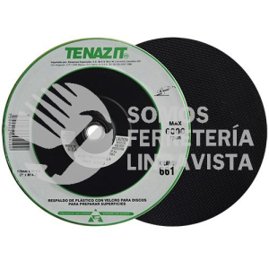 661 RESPALDO PARA DISCOS DE FIBRA (7"X M14-2) TENAZIT