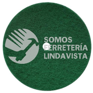 681 RUEDA DE FIBRA VERDE GRANO GRUESO (6"X1/2") TENAZIT