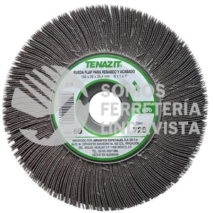728 RUEDA FLAP PREMIUM GRANO 60 (6"X1"X1") TENAZIT