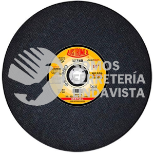 740 DISCO PARA CORTE DE METAL FAST CUT TIPO 41 GRANO 308 (14"X1/8"X1") AUSTROMEX