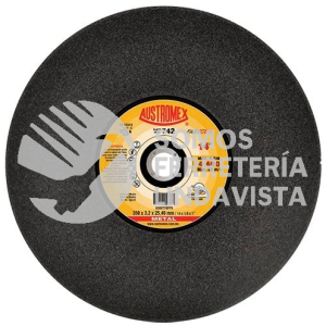 742 DISCO PARA CORTE DE METAL SOLIDOS FAST CUT TIPO 41 GRANO 308 (14"X1/8"X1") AUSTROMEX