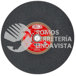 743 DISCO PARA CORTE DE METAL HUECOS HUM TIPO 41 GRANO 30 (14"X1/8"X1") AUSTROMEX