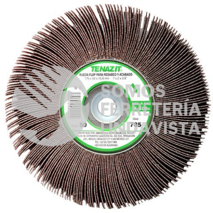 785 RUEDA FLAP CON CENTRO METALICO PREMIUM GRANO 50 (7"X2"X5/8") TENAZIT