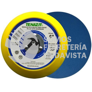 797 RESPALDO PARA DISCOS AUTOADHERIBLES 6" PEGAMENTO (6"X5/16"-24) TENAZIT