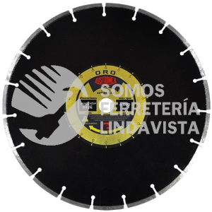 842 DISCO DE DIAMANTE NEGRO SEGMENTADO REFRACTARIO (14"X0 125"X1") AUSTRODIAM AUSTROMEX