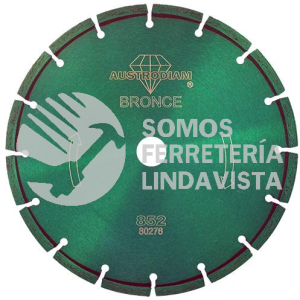 852 DISCO DE DIAMANTE VERDE SEGMENTADO GRANITO (9"X0 102"X7/8") AUSTRODIAM AUSTROMEX