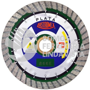 866 DISCO DE DIAMANTE VERDE TURBO GRANITO (4"X0 087"X7/8") AUSTRODIAM AUSTROMEX