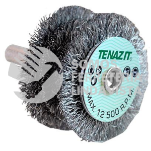 895 CEPILLO CON RADIO ONDULADO CON VASTAGO POR BRUSH (1-5/8/2-7/32"X0 01"X3") TENAZIT