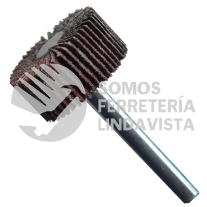 902 RUEDA FLAP CON VASTAGO GRANO 80 (1"X1/2"X1/4") TENAZIT
