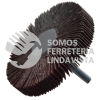 923 RUEDA FLAP CON VASTAGO GRANO 80 (3"X1/2"X1/4") TENAZIT