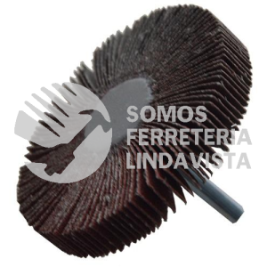 923 RUEDA FLAP CON VASTAGO GRANO 80 (3"X1/2"X1/4") TENAZIT