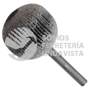 946 RUEDA FLAP ESFERICA CON VASTAGO GRANO 80 (3/4"X1/4") TENAZIT