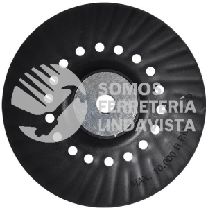 950 RESPALDO PARA DISCOS DE LIJA (7"X5/8"-11) TENAZIT