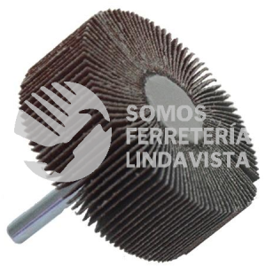954 RUEDA FLAP CON VASTAGO GRANO 80 (2-1/2"X1"X1/4") TENAZIT
