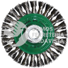 974 CEPILLO CIRCULAR DE ALAMBRE INOXIDABLE TRENZADO (4"X0 014"XMR) TENAZIT