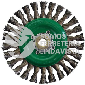 979 CEPILLO CIRCULAR DE ALAMBRE INOXIDABLE TRENZADO (6"X0 020"XMR) TENAZIT