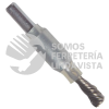 982 CEPILLO DE ALAMBRE INOXIDABLE UNITRENZA CON VASTAGO (3/8"X0 014"X1/4") TENAZIT
