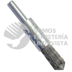 988 CEPILLO DE ALAMBRE ONDULADO CON VASTAGO (1/2"X0 014"X1/4") TENAZIT