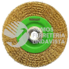 989 CEPILLO CIRCULAR DE ALAMBRE ONDULADO LATONADO (4-1/2"X0 012"XMR) TENAZIT