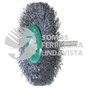 994 CEPILLO CIRCULAR DE ALAMBRE ONDULADO CON VASTAGO (2-3/4"X0 012"X1/4") TENAZIT