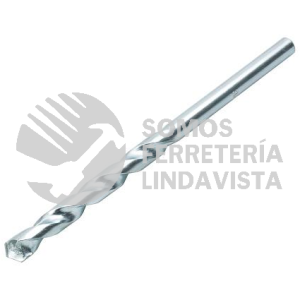 MD1/4X6 BROCA PARA CONCRETO ZANCO RECTO ZINCADA 1/4"X6" URREA