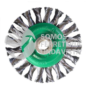1104 CEPILLO REDONDO TRENZADO IZQUIERDA / DERECHA DE ACERO INOXIDABLE (4-1/2"X0 020"XMR) TENAZIT