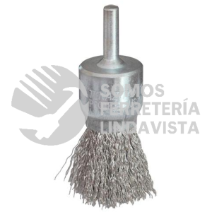 1175 CEPILLO TIPO COPA DE ALAMBRE INOXIDABLE ONDULADO (1X0 012X1/4) TENAZIT