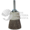 1189 CEPILLO CON VASTAGO DE ACERO INOXIDABLE ONDULADO Y COPA DE PLASTICO (1-1/2"X0 010"X1/4") TENAZIT