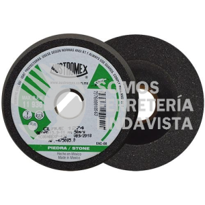 1274 COPA PARA DESBASTE DE PIEDRA EASY-CUT TIPO 11 GRANO 80 (3-5/32"X1-3/4"X5/8-11") AUSTROMEX