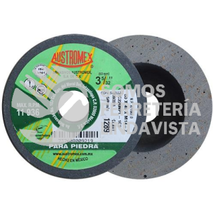 1289 COPA SHELLAC PARA PULIDO TIPO 11 GRANO 3 (3-5/32"X1-3/4"XM14-2) AUSTROMEX