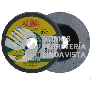 1291 COPA SHELLAC PARA PULIDO TIPO 11 GRANO 4 (3-5/32"X1-3/4"XM14-2) AUSTROMEX