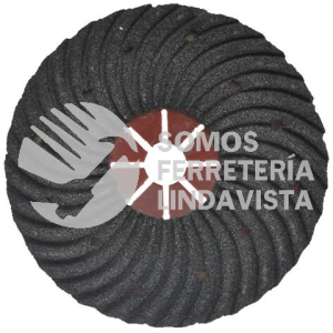 1344 DISCO SEMIFLEXIBLE DE CARBURO DE SILICIO GRANO 24 (7"X7/8") TENAZIT