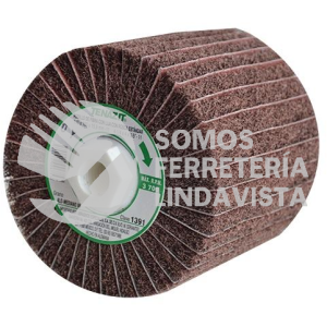 1391 RODILLO DE FIBRA CON LIJA GRANO 80 (4-1/4"X4"X5/8"-11) TENAZIT
