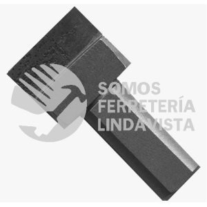 1435 ADEREZADOR RECTANGULAR CON DIAMANTE ARREGLADO (1-9/16"X3/4") AUSTRODIAM AUSTROMEX