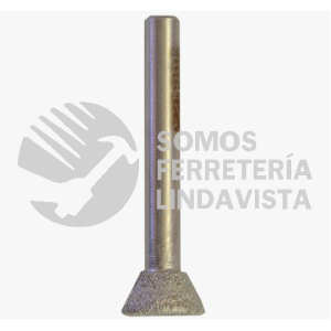 1440 PUNTA MONTADA DE DIAMANTE SOLDADA AL VACIO (9/16"X9/32"X1/4") AUSTRODIAM AUSTROMEX