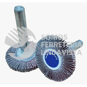 1486 MINI RUEDA FLAP CON VASTAGO GRANO 60 (2"X3/8"X1/4") TENAZIT